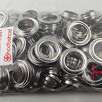 Perde Kenarı Paslanmaz Pirinç 4 CM Kuş Gözü Metal Pullu Büyük Boy
