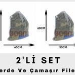 Perde Yikama Filesi Camasir Yikama Filesi Camasir Torbasi 2 Li Set