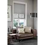 Perdea Lazer Kesim Mat Stor Perde, Lazer Kesimli Klasik Serisi, C-3005 Gri Renk,155 x 260