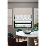 Perdea Lazer Kesim Mat Stor Perde, Lazer Kesimli Klasik Serisi, C-7002 Ekru Renk,170 x 300