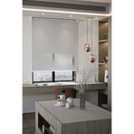 Perdea Lazer Kesim Mat Stor Perde, Lazer Kesimli Modern Serisi, M-1005 Gri Renk,120 x 300