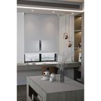 Perdea Lazer Kesim Mat Stor Perde, Lazer Kesimli Modern Serisi, M-2005 Gri Renk,155 x 260