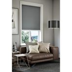 Perdea Zebra Düz Stor Perde, Antrasit Klasik Güneşlik Etek Düz Model, C-1013,105 x 260