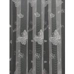 Perdealemi Kelebek Desenli Çocuk Odası Perdesi, 450x250, Seyrek Pile, 1/2