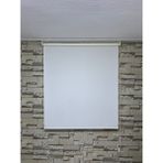 Perdeciniz Stor Perde - Güneşlik Perde - Ev, Ofis - Kaliteli Kumaş(Etek Kısmı Düz) Enxboy - Ekru - 60 x 200 cm
