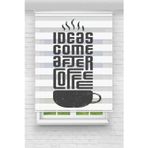 Perdecizade Coffe Dijital Baskılı Zebra Perde-Cocuk Odası-Stor Perde