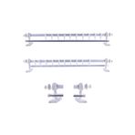 Perdejim Cafe Baskılı Kırmızı Siyah Cappucino 100x270 cm Zebra Perde