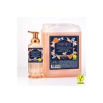 Pereja %100 Doğal Köpük Sabun Portakal Çiçeği Vegan Bitkisel Nemlendirici Ve Zeytinyağlı 5 Litre + 500 ML