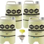 Pereja 4 Adet 5 Lt 80 Derece Limon Kolonyası 2 Adet Dolum Hunisi Hediye