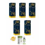 Pereja Mimoza Kolonya 250 Ml Cam Şişe 5 Li Set