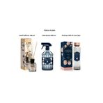 Pereja Pudra Koku Serisi Kolonya Cam Şişe 250 ml Sprey, Oda Kokusu 500 ml, Çubuklu Oda Kokusu 100 ml
