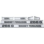 Peren Traktör Massey Ferguson 266 G Traktör Yan Yazı Takımı – Sağ Sol Set Etiket