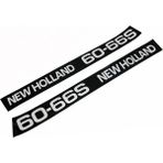 Peren Traktör New Holland 60-66S Yan Yazı Takımı Kaporta Etiketi Sağ - Sol Kaput Sticker Seti