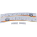 Peren Traktör New Holland TT50 Yan Yazı Takımı Sarı Tip Kaporta Etiketi Sağ - Sol Kaput Sticker Seti