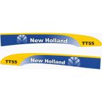 Peren Traktör New Holland TT55 Yan Yazı Takımı Kaporta Etiketi Sağ - Sol Kaput Sticker Seti