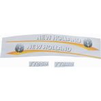 Peren Traktör New Holland TT55B Yan Yazı Takımı Sarı Tip Kaporta Etiketi Sağ - Sol Kaput Sticker Seti