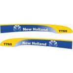 Peren Traktör New Holland TT65 Yan Yazı Takımı Kaporta Etiketi Sağ - Sol Kaput Sticker Seti