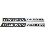 Peren Traktör Tümosan 74.80 Dt Kaporta Yazı Etiketi Sağ - Sol Yapışkanlı