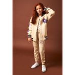 Perendi 1992 Baskı Detaylı Kız Çocuk Kolej Ceket Taş - 13 - 14 Yaş