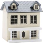 Perfeclan 1/12 Dollhouse Minyatür Süsler Ahşap Villa Dıy Dekorasyon Aksesuarları Bej (Yurt Dışından)