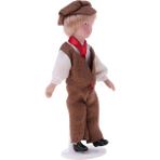 Perfeclan 1/12 Ölçekli Dollhouse Insanlar Figüre Minyatür Çocuk Üstlerinde Pantolonlar Kıyafet Bebek Odaları Hayat Sahneleri Aksesuar (Yurt Dışından)
