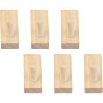 Perfeclan 6 / Set Minyatür Duvar Kanca Elbise Askı Ceket Kazıklar Için 1:12 Bebek Evi Dekor Kanca Peg (Yurt Dışından) - Renkli