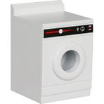 Perfeclan Ahşap Çamaşır Makinesi Banyo Mobilya 1/12 Dollhouse Life Sahne Oyuncaklar (Yurt Dışından) - Renkli