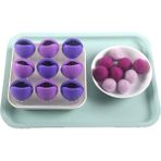 Perfeclan Eşleştirme Oyunu Eğitici Oyuncaklar Yaş Için 2 3 4 5 Toddler Çocuklar Için Çocuk Erkek Peluş Peluş Mor (Yurt Dışından) - Renkli