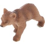 Perfeclan Gerçekçi Küçük Kahverengi Ayı Vahşi Hayvan Heykelcik Modeli Action Figure Çocuk Oyuncak - Renkli