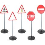 Perfeclan Mini Trafik Işaretleri Işık Modeli Oyuncak Çocuk Erken Eğitim Oyuncak Yol Işaretleri Oyna Pretend (Yurt Dışından) - Renkli