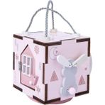 Perfeclan Taşınabilir Meşgul Kurulu Kutusu Oyuncak Şekli Toddlers Için Oyuncak Öğrenmek 3 4 5 Yaşında Pembe (Yurt Dışından)