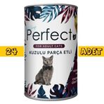 Perfect 24x400 gr Parça Kuzu Etli Kedi Yaş Konserve
