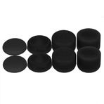 Perfect Part 8'li Paket Analog Kumandalı Oyun Pedi Yükseltilmiş Kaymaz Başparmak Çubuk Tutacaklar Parmak Çubuğu Joystick Kapak PS4, PS3, Switch Pro, Xbox one, Xbox 360, Wii U, PS2 Denetleyici (Siyah)