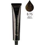 Perfect Shine Permanent Profesyonel Saç Boyası 100ml - Sıcak Tütün Sarısı/Bronz Sarı(BROWN MAHOGANY-8.75) - 8.75 - Bronz Sarı