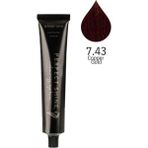 Perfect Shine Permanent Profesyonel Saç Boyası 100ml - Yoğun Tarçın Bakır/Dore Kumral(COPPER GOLD-7.43) - 7.43 - Sultan Bakırı