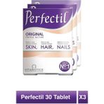 Perfectil 90 Adet Saç Cilt Tırnak Sağlığı Vitamini Biotin Çinko Selenyum Demir Magnezyum İçeren Ürün