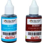 Perfection Chef 2'li Sıvı Su Bazlı Likit Gıda Boyası Bordo Mavi 2 x 30 Gr. - 120 gr