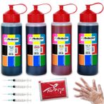 Perfection Epson Dolan Kartuşlu Yazıcılar Uyumlu Mürekkep Seti 4 x 500 ML
