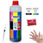 Perfection Epson L300 L310 L312 Yazıcı Uyumlu Mürekkep Dolum Seti 1 KG Siyah