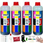 Perfection HP 704 Siyah ve Renkli Kartuş Uyumlu Dolum Mirekkep Seti 4 x 1 L