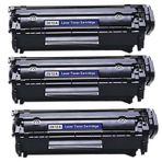Perfection HP Uyumlu 1020-1022 12A (Q2612A) Siyah Muadil Lazer Toner (3 ADET)