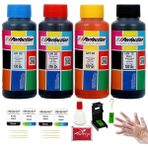 Perfection Hp Uyumlu Deskjet Ink Advantage 3835, 4535, 4675 (Kartuş NO:652) Aparatlı Solüsyonlu Kartuş Dolum Seti 4X100 Gr. - Renkli