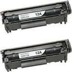 Perfection HP Uyumlu M1005 MPF-M1319f 12A (Q2612A) Siyah Muadil Lazer Toner (2 ADET)