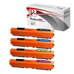 PerfectPrint Canon I-Sensys lbp-7010 C LBP7018 C için uyumlu toner kartuşları (siyah/camgöbeği/macenta/sarı, 4'lü paket)