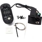 Perfk Pil Kumandalı A-4t Halk Gitar Preamp 4 Band Eq Pikap Tuner Ekolayzer (Yurt Dışından)