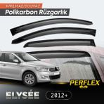 Perflex Polikarbon Kırılmaz Rüzgarlık V2 Mugen Fiat Fiorino 2007+ - 2XL - Çok Renkli