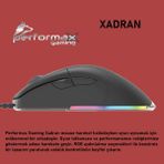 Performax Gaming Xadran Makrolu 8000Dpi Rgb Ledli Gaming Oyuncu Mouse Siyah 6 Tuşlu