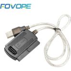 Pergyi 3in1 USB 2.0 Ide Sata 5.25 S-Ata 2.5 3.5 Inç Sabit Disk HDD Adaptör Kablosu Pc Dizüstü Dönüştürücü Için (Yurt Dışından) - Renkli - 1 m