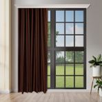 Perhal Kahverengi Black Out Karartma Projeksiyon Yatak Odası Pilesiz Tek Kanat Perde - 525 x 250 cm
