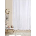 Perhal Perde Taç Keten 1/3 Sık Pile Tül Perde - 525 x 200 cm - Kırık Beyaz